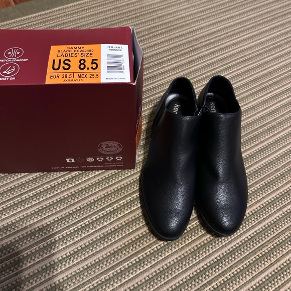 Kensie Women's/Men Leather Short Boot-Black-US Size 8.5M. NWT. - Picture 4 of 8